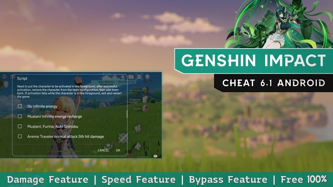 Full SetUp Tutorial GENSHIN IMPACT Cheat 6.3 Android No Root 2026