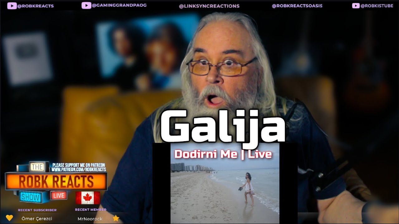 Galija Reaction - Dodirni Me Live - First Time Hearing - Requested