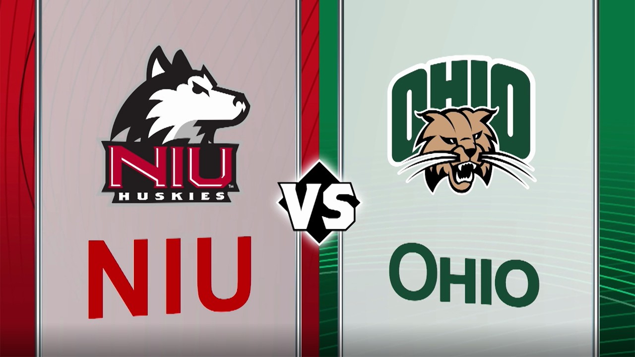 NIU Men's Basketball Highlights vs Ohio (February 21, 2026)