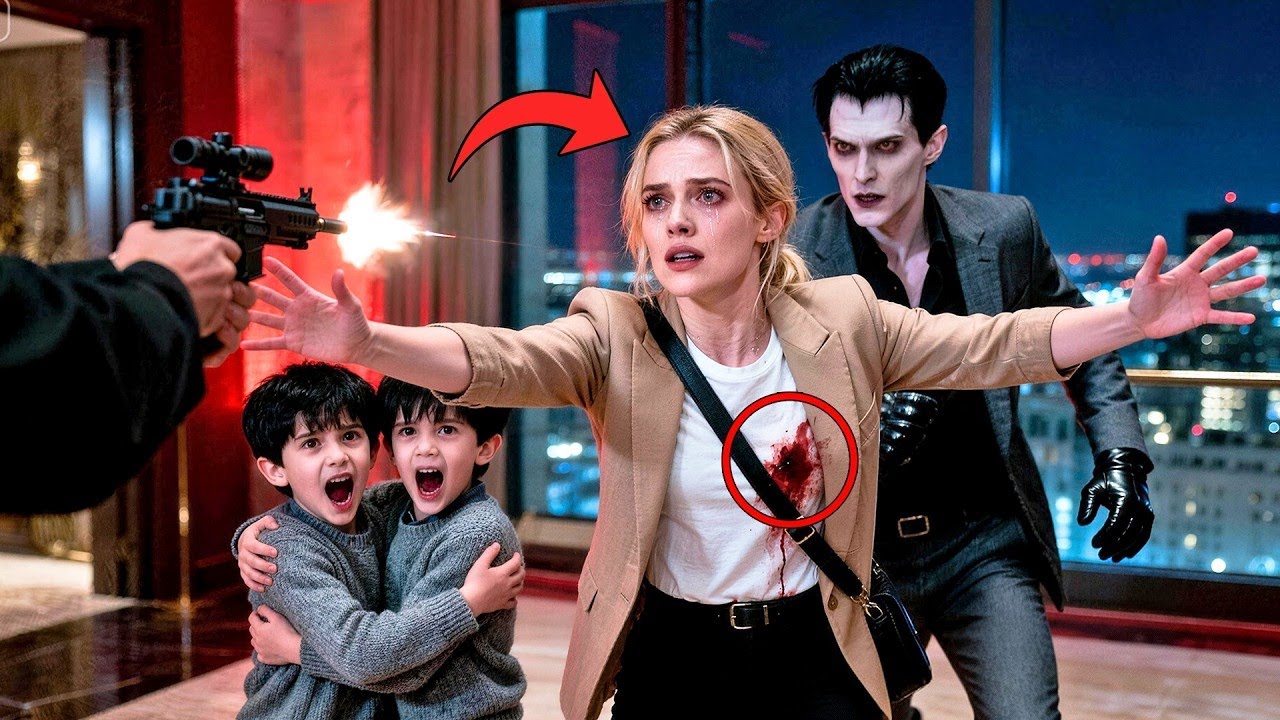 Sie fing eine Kugel für seine Zwillinge ab – der Vampirkönig erkannte, sie war ein Engel.