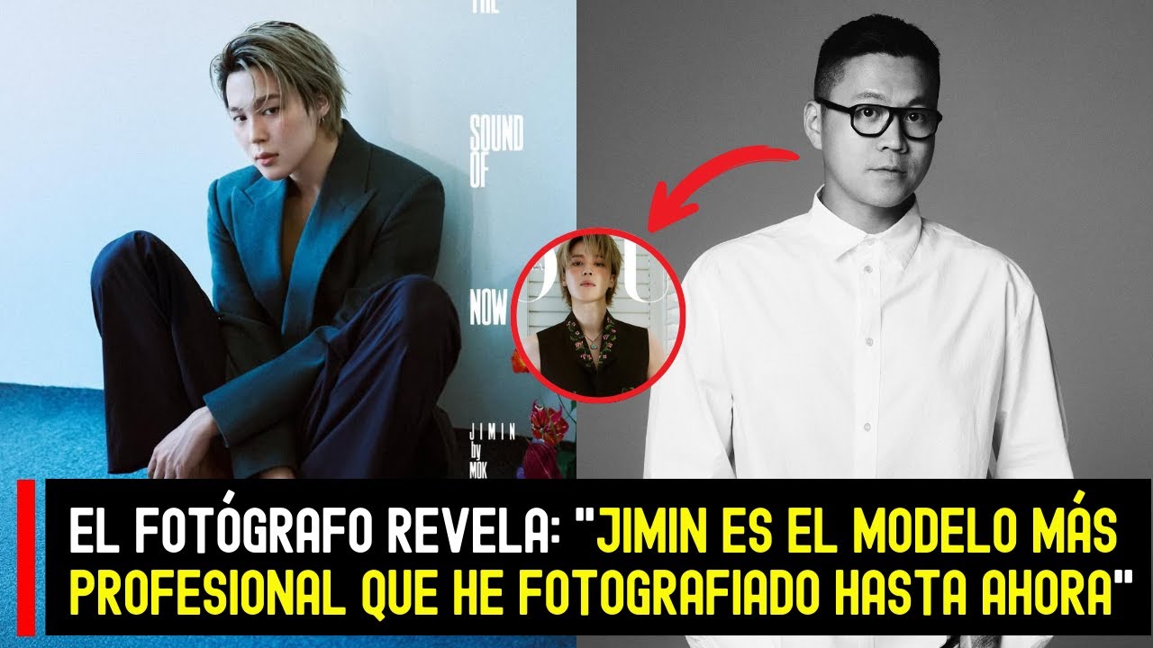 El fotógrafo revela:"Jimin es el modelo más profesional que he fotografiado hasta ahora" 