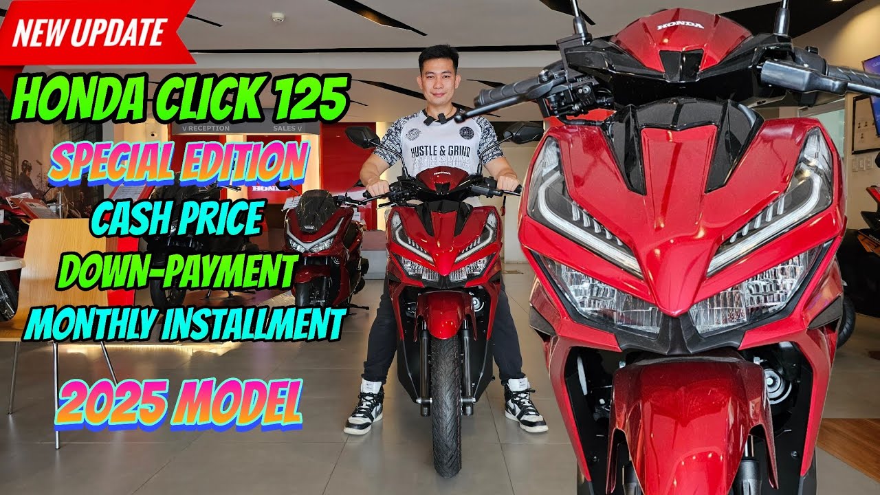 Honda Click 125 Special Edition 2025 Model Red