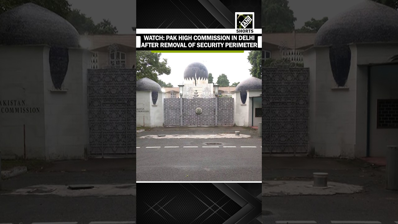Morning Visuals Show Pakistan High Commission After Security Perimeter Removal