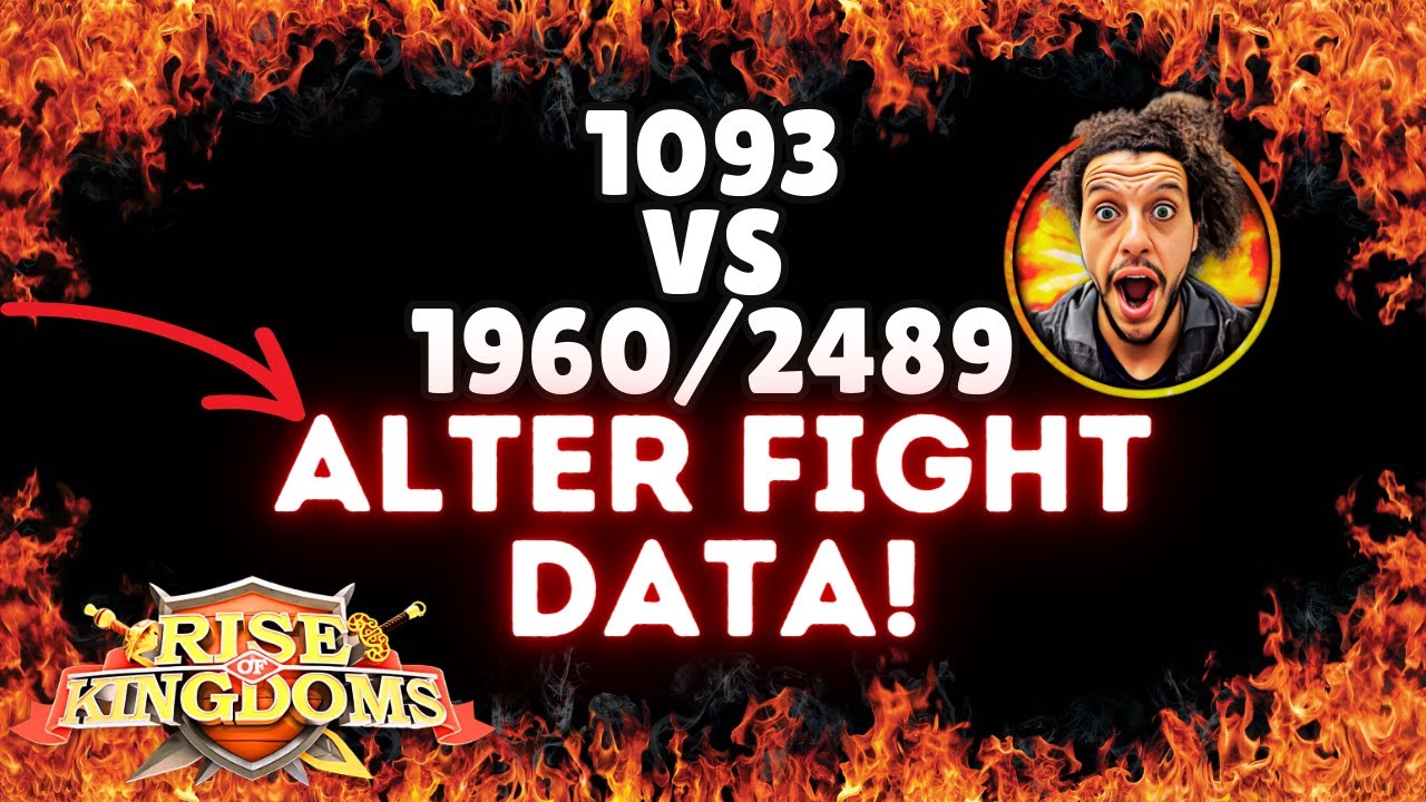 1093 VS 1960/2489 Alter Fight Data l All you need to know l  TEAM BOOM BOOM DATA