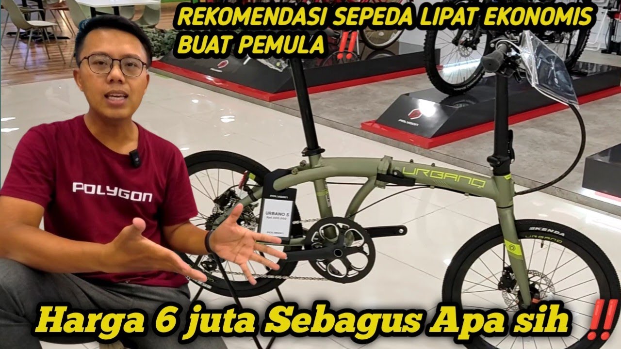  SEPEDA LIPAT HARGA EKONOMIS 2025 ‼️ POLYGON URBANO 5
