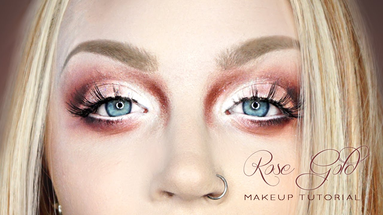 Smokey Rose Gold - Eye & Face Makeup Tutorial