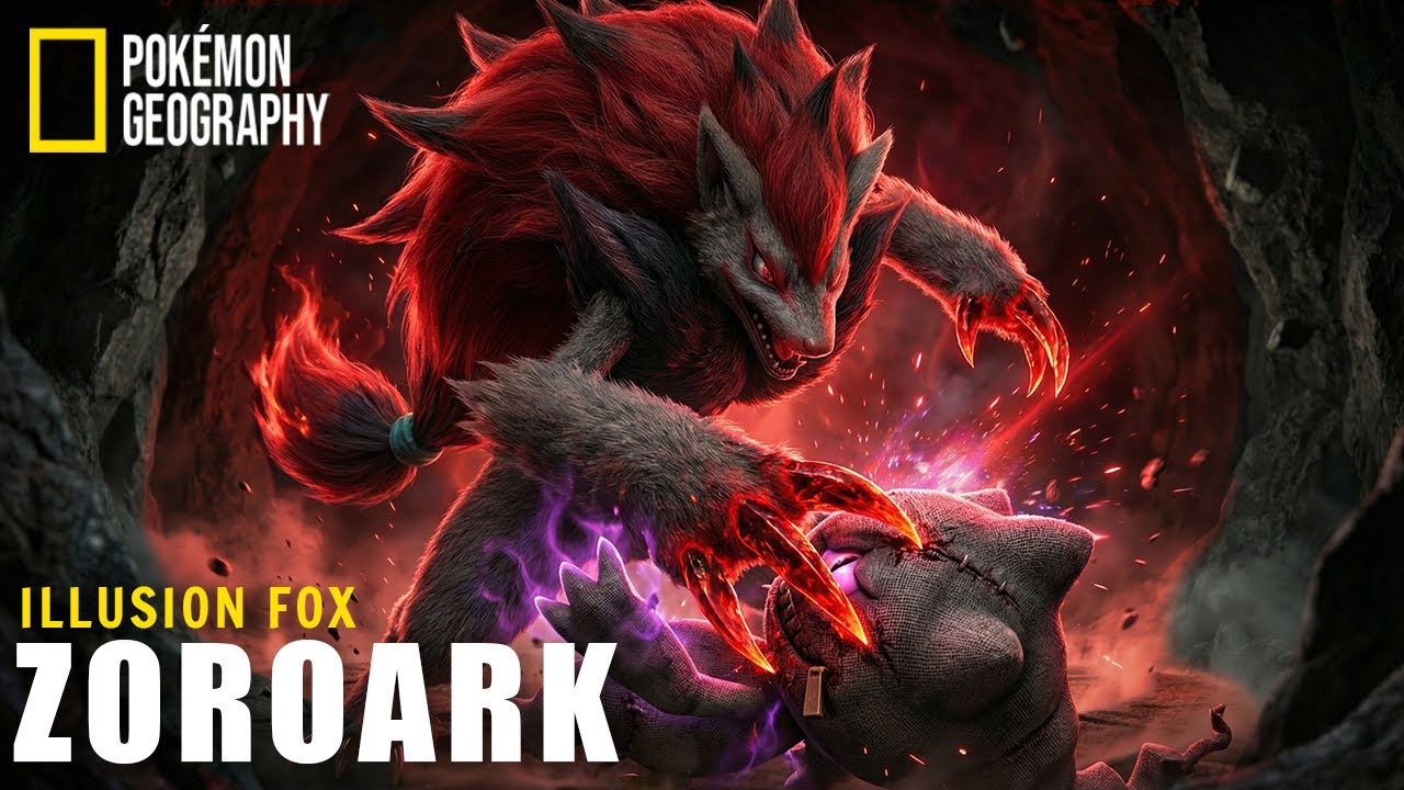 NatGeo Planet: When the Trickster Bites | Zoroark - Illusion Fox (Real-Life Pokémon)