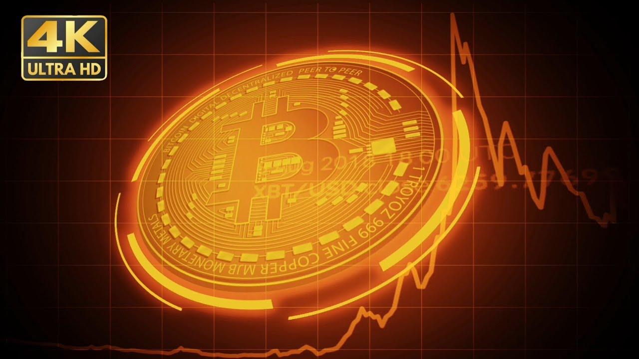 Bitcoin Crypto Trading Stock 4K Ultra HD Video Footage