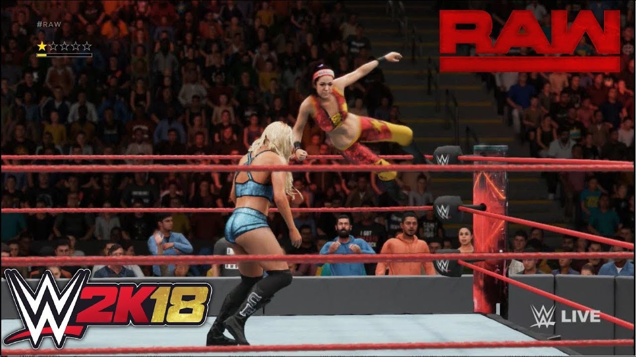 WWE 2K18 - Charolette Flair vs. Bayley:  Women's Championship