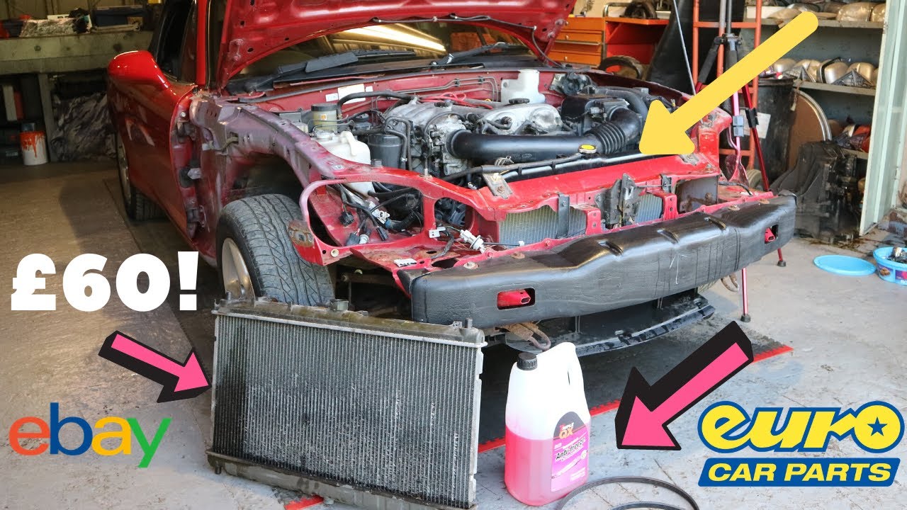 Mazda MX5 Mk2 Project: Radiator and belts change