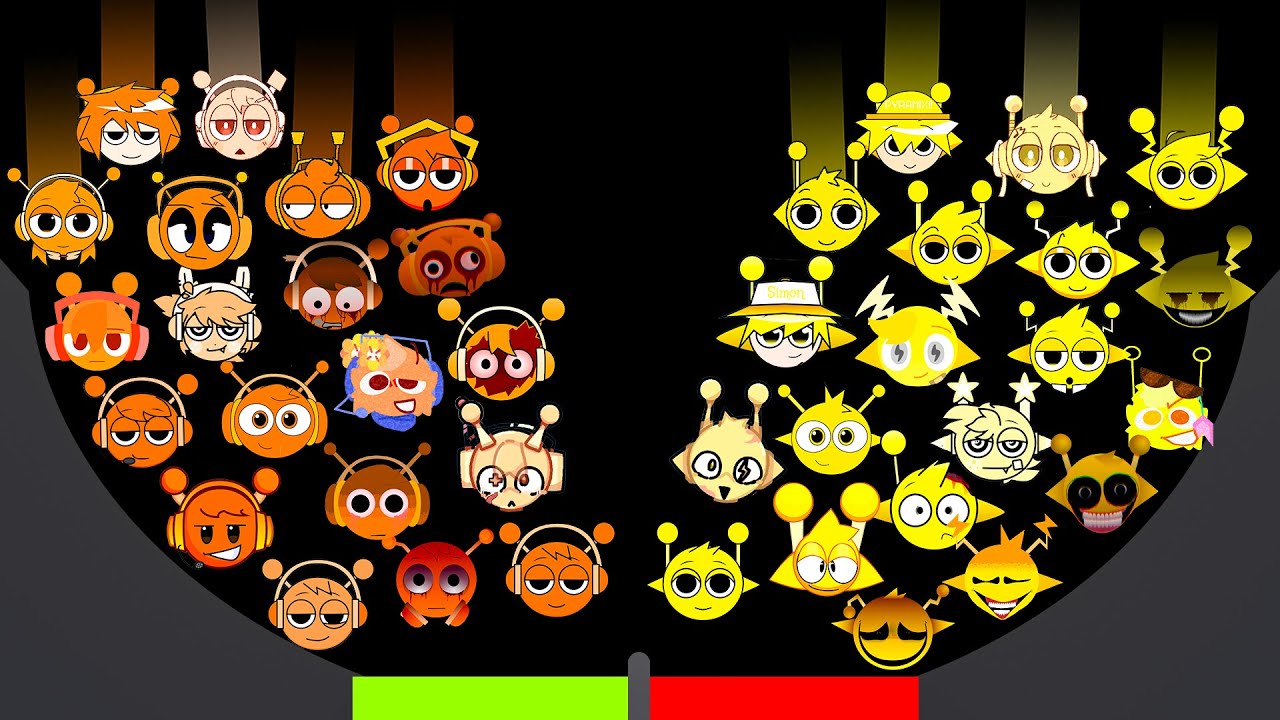 Sprunki Oren vs Simon Team Marble Race In Algodoo — Who Will Win?