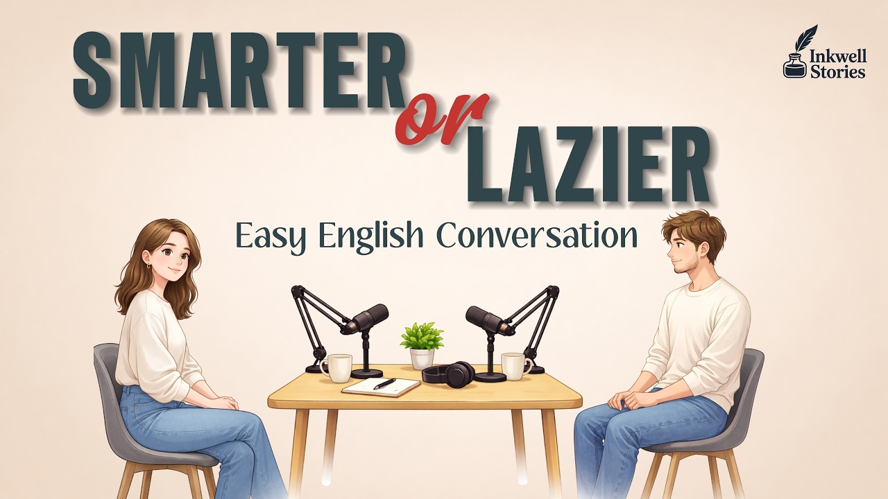 English Podcast for Easy English Conversation | AI and Everyday Thinking Habits