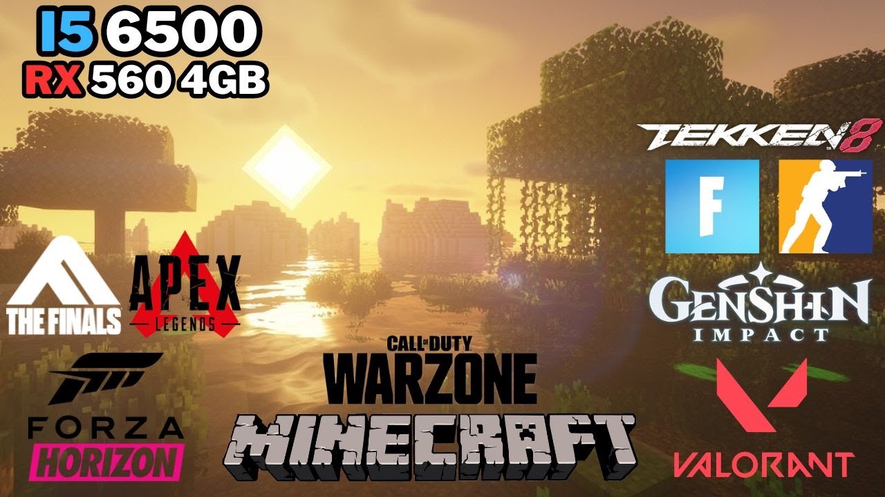 $100 Gaming PC in 2024 | Dell Optiplex | i5 6500 + RX 560 4GB | 1080P Low/High  | Tested in 10 Games
