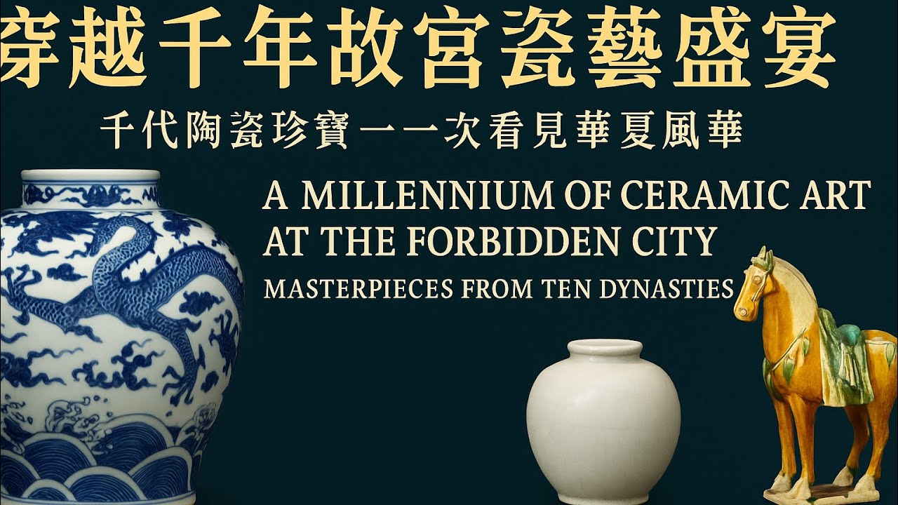 【青風藏記】 故宮千年瓷器全景展｜十朝陶藝經典，一次賞盡華夏瓷魂｜穿越千年故宮瓷藝盛宴｜十代陶瓷珍寶，一次看盡華夏風華｜