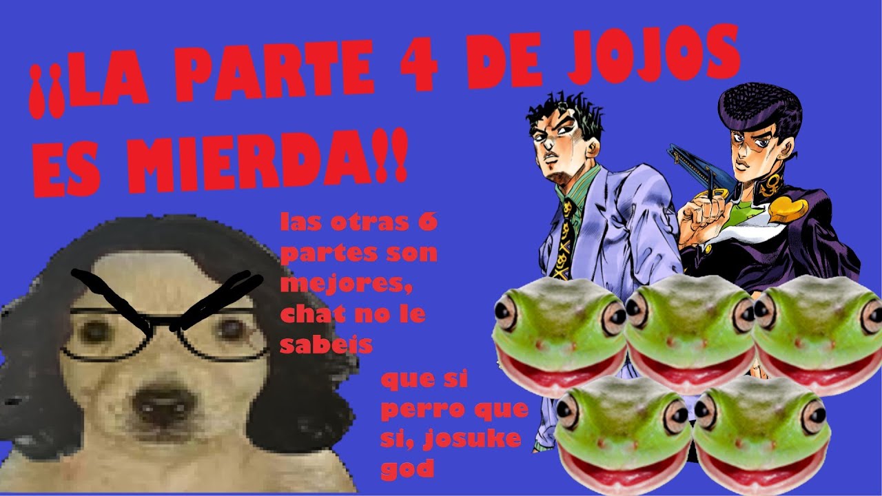 Darkrai discutiendo con su chat sobre JoJos