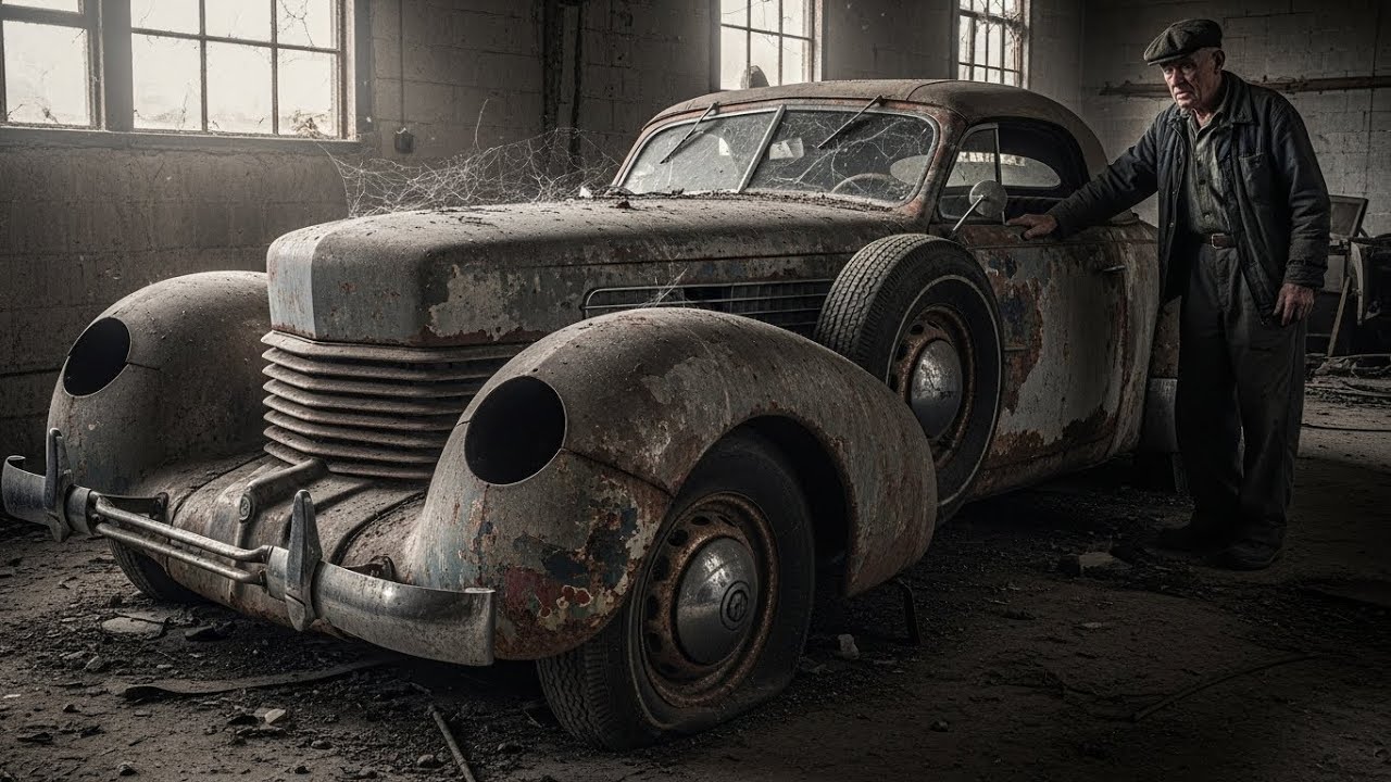 ASMR Forgotten Restoration — 1937 Cord 812 Phaeton Convertible | Silent Decay & Old Man’s Memories