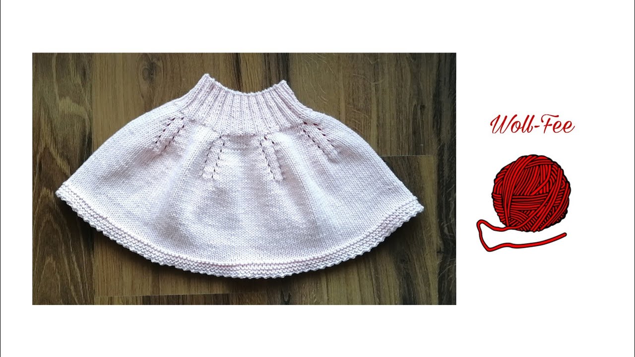Babyrock stricken Gr. 62/68, Schritt für Schritt Anleitung, siehe Beschreibung für andere Größen