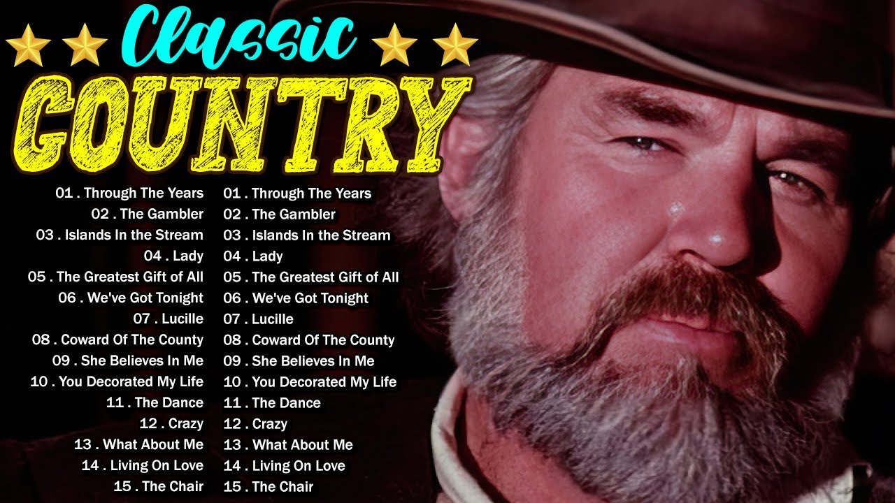 Kenny Rogers Greatest Hits Playlist | Top 40 Songs Of Kenny Rogers | Classic Country Of All Time