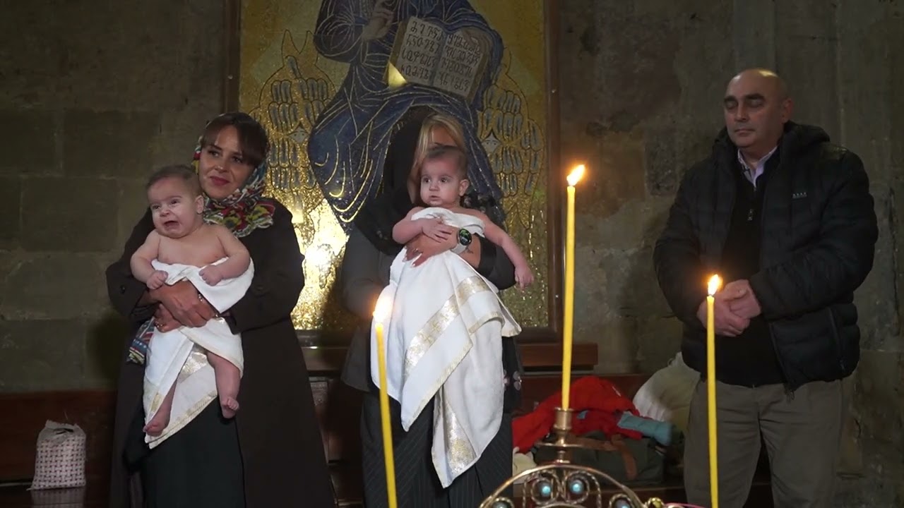 ნიცა (ნინო) & ნიტა (მარიამი) ტყუბები ნათლობა – ოჯახის განსაკუთრებული დღე | Falcon Drone