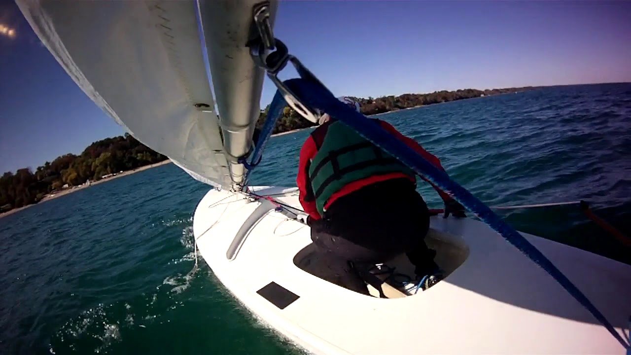 Tack your Sunfish step by step