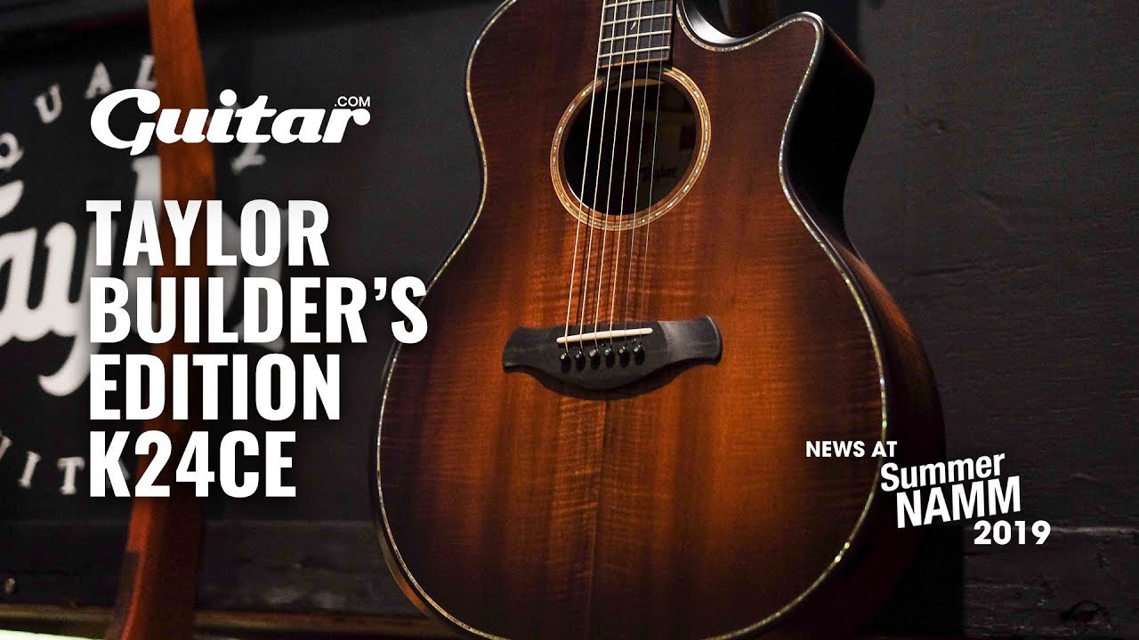 First Look and Demo: Taylor Grand Auditorium Builder's Edition K24CE #SNAMM2019