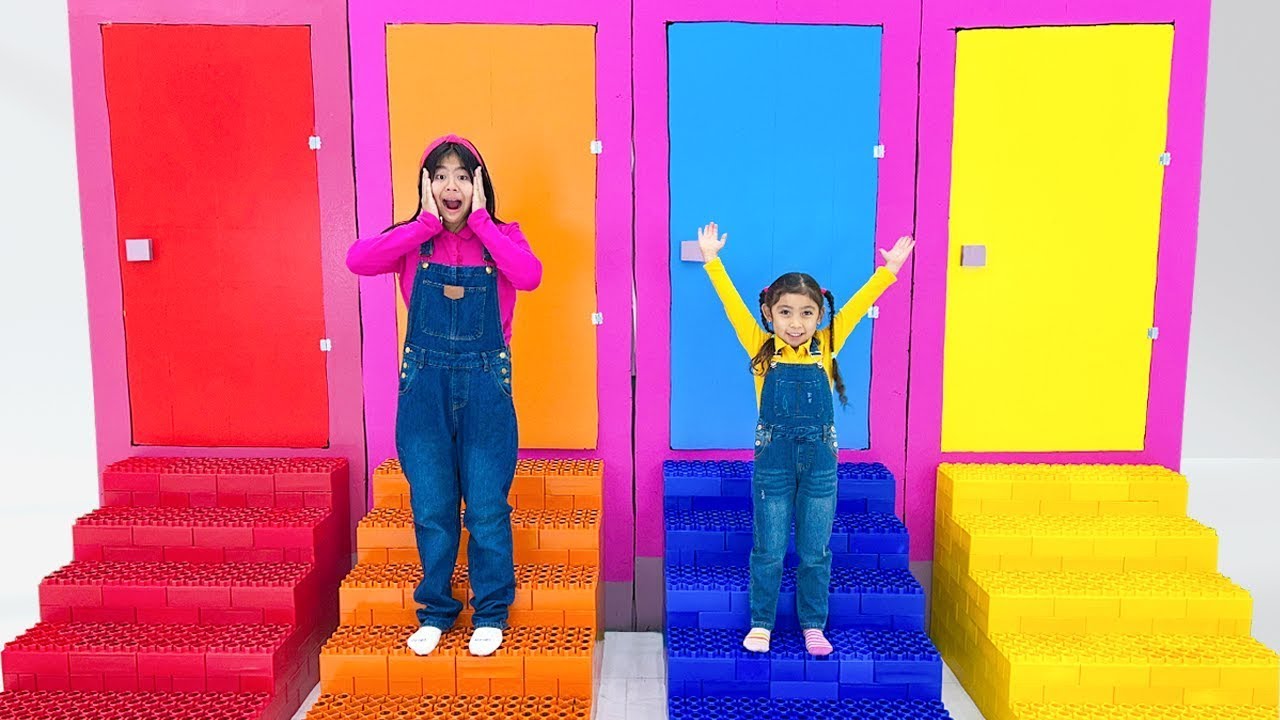 Fun Numbers Game and Colorful Adventures with Maddie & Jannie