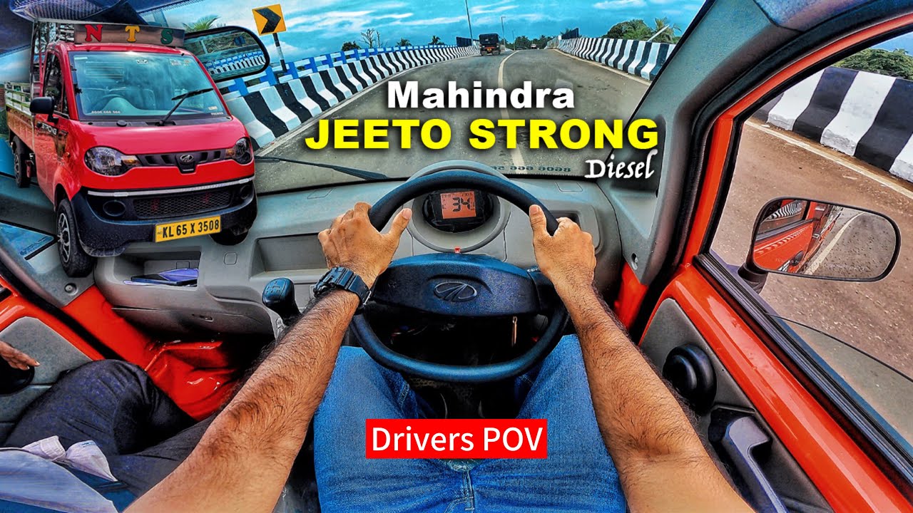 Mahindra Jeeto POV Test Drive | mahindra jeeto pov drive | Mahindra Jeeto Strong Diesel Test Drive |
