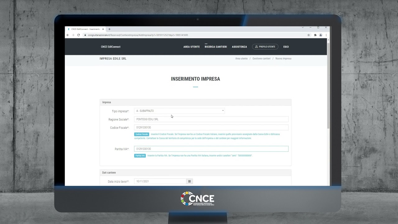 Congruità in edilizia. Il sistema di verifica CNCE_Edilconnect, presentazione in tre minuti