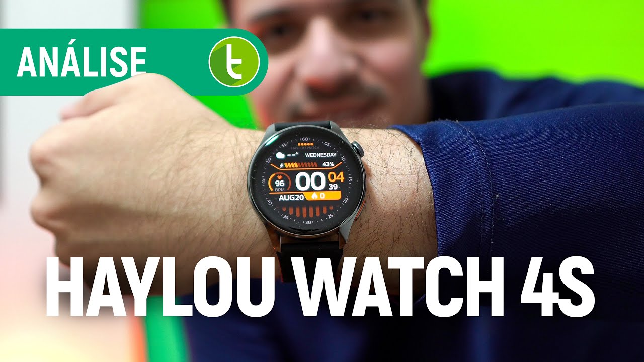 HAYLOU WATCH 4S: smartwatch com DESIGN PREMIUM e TELA AMOLED | Análise / Review