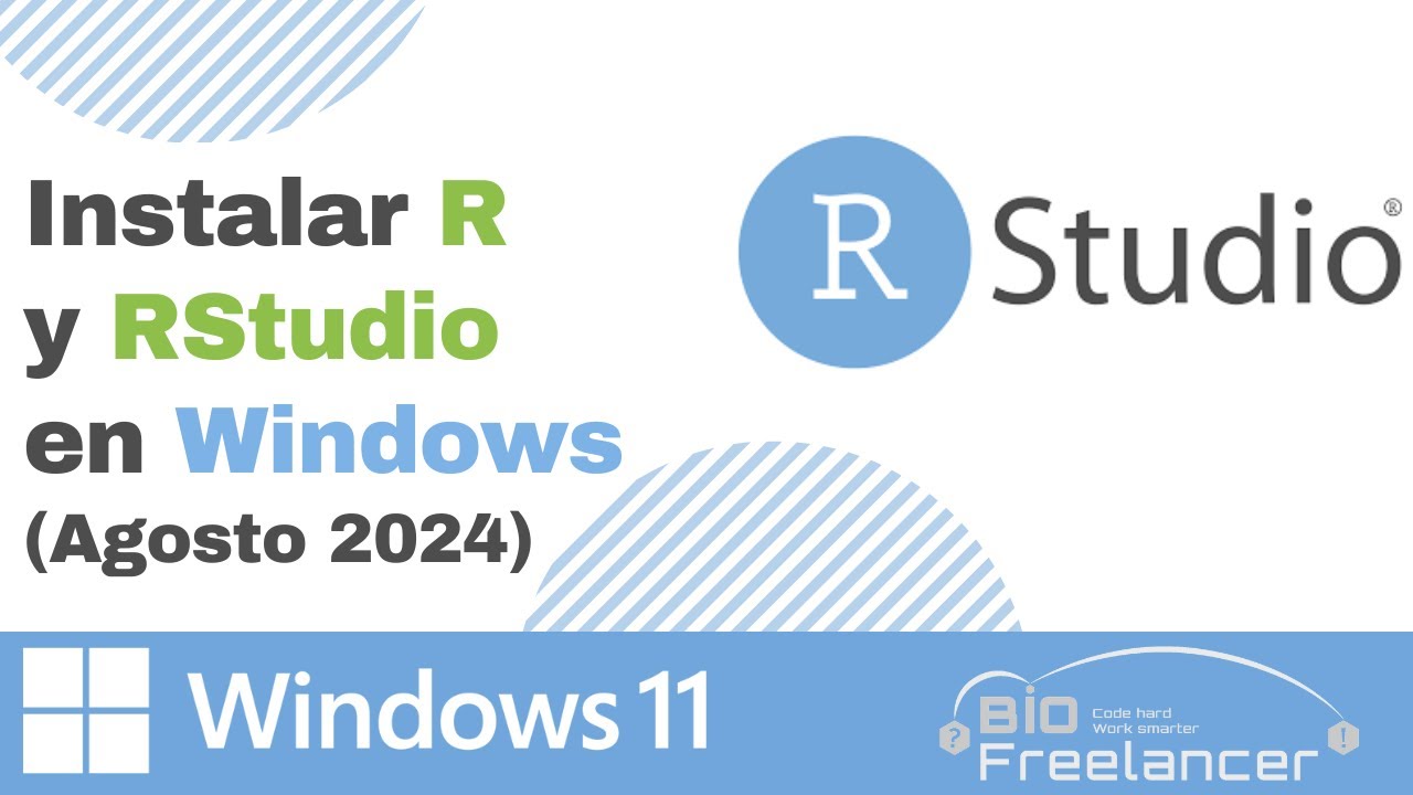 Instalar R y RStudio en Windows 11 - Agosto 2024