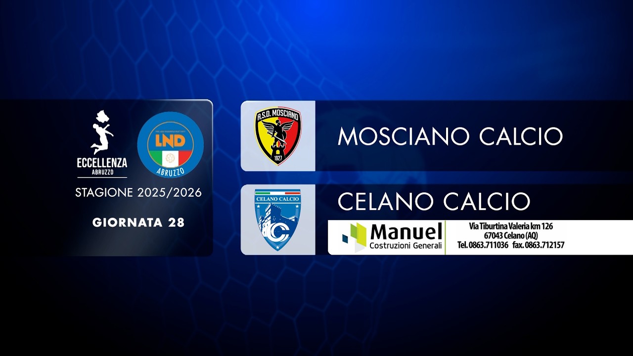 Eccellenza | 28° giornata: Mosciano - Celano (0-0)