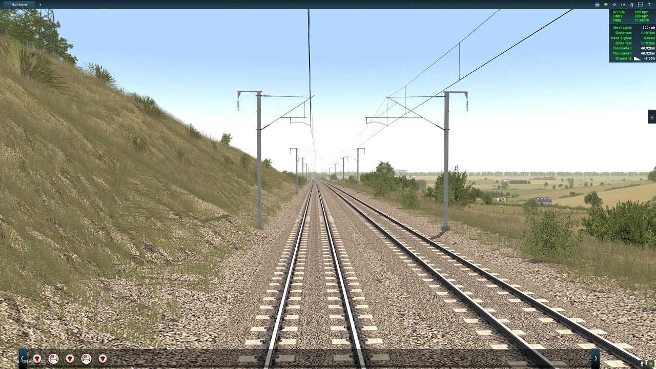 TRAINZ  Lyon - Marseille TGV Cab Ride