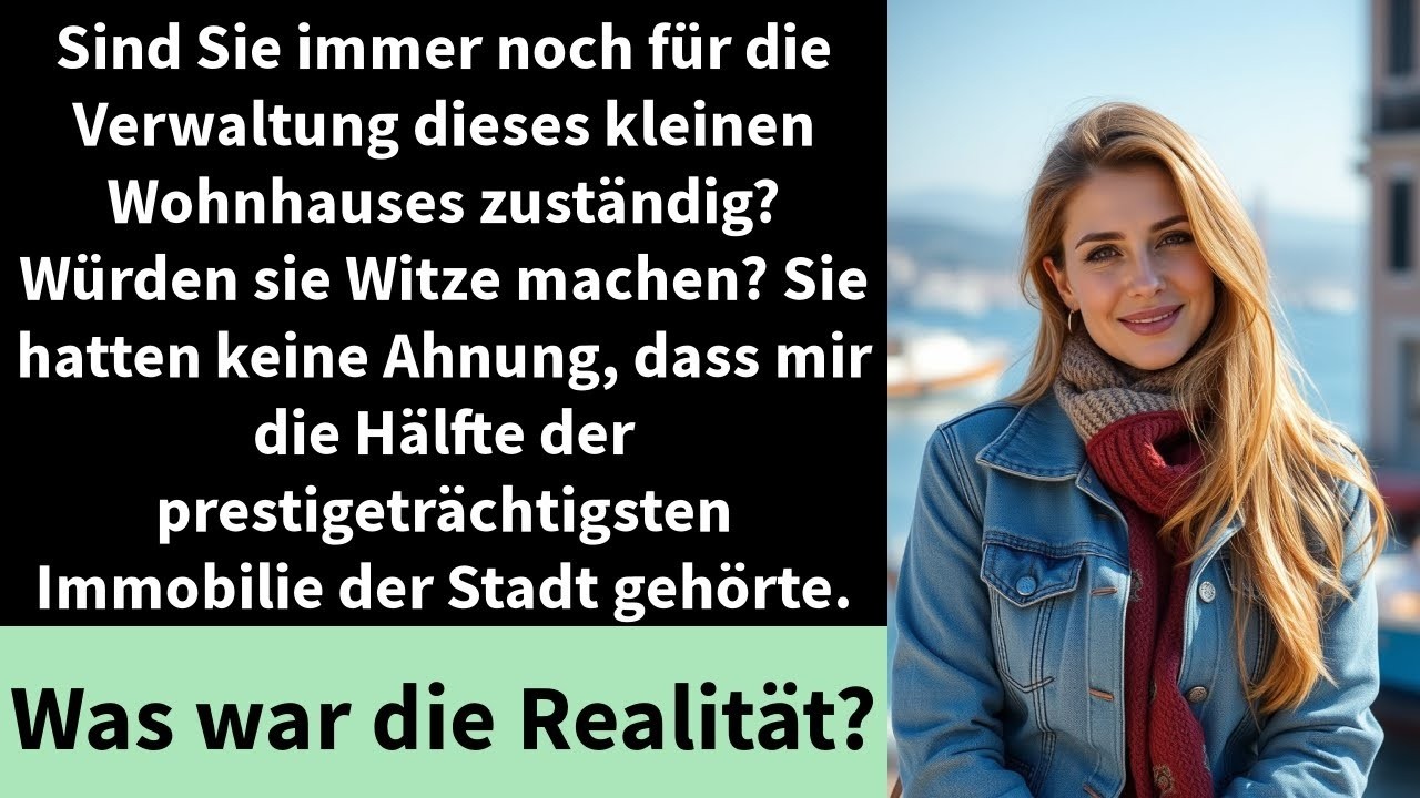 Sind Sie immer noch für die Verwaltung dieses kleinen Wohnhauses zuständig