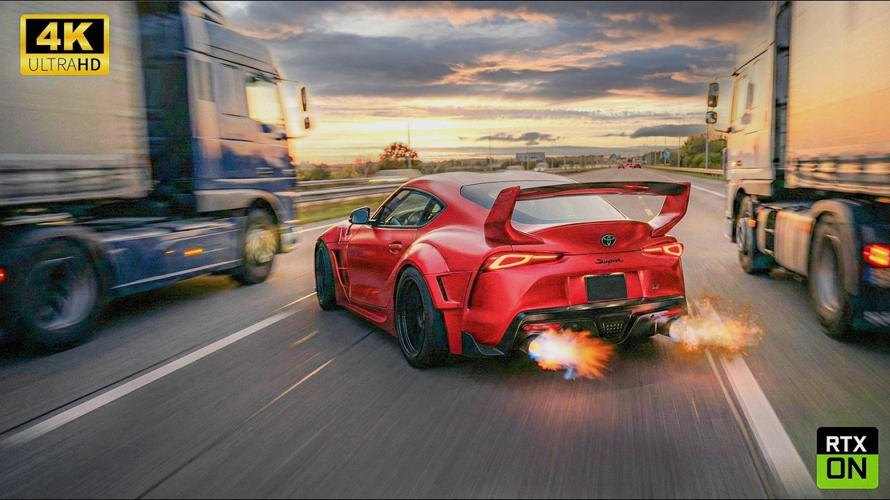 CarX Street: Toyota Supra GR - 300km/h Traffic Cutting (Limitless) | 4K