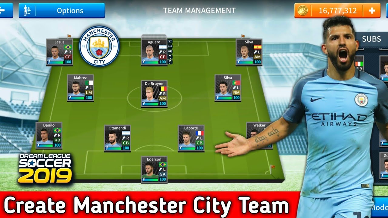 How To Create Manchester City Team In Dream League Soccer 2019