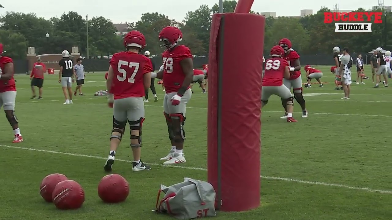Buckeyes go through the paces of practice number one of Fall Camp '25