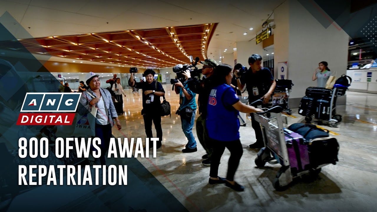 800 Filipinos still seeking repatriation; 4th PH chartered flight to leave Sunday | ANC