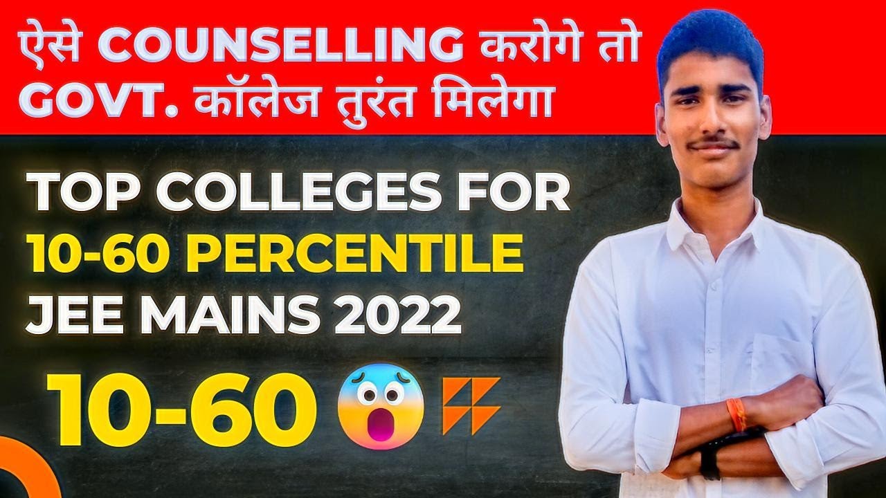 Government Engineering Colleges For Less Than 60 Percentile - JEE Mains - Collegemitra