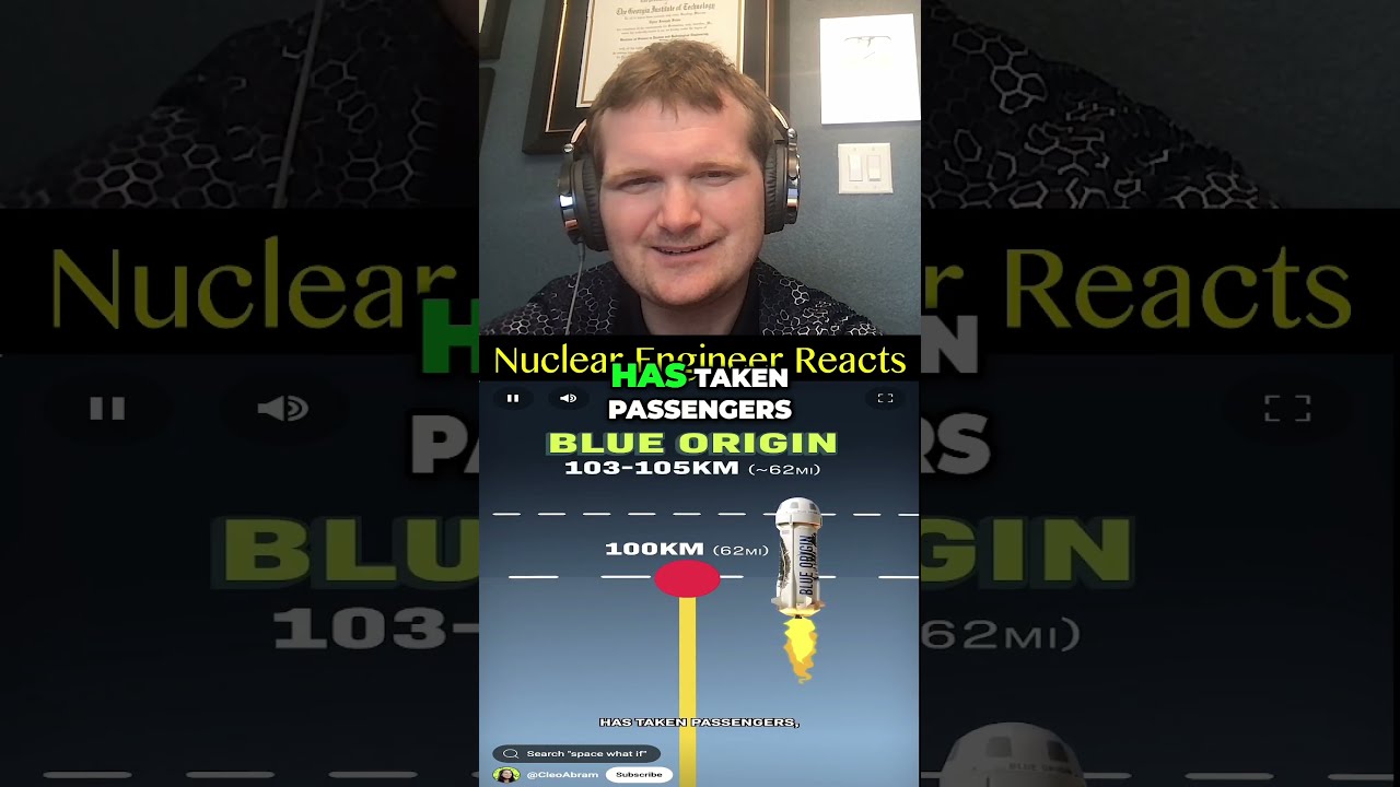 What if You Ran up to Space? - Nuclear Engineer Reacts to Cleo Abram