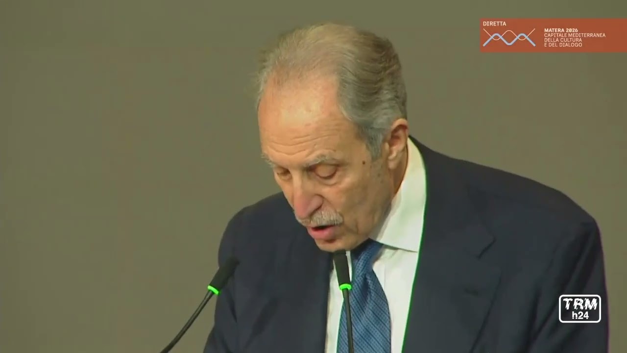 Matera 2026: l'intervento del Presidente della Regione Basilicata, Vito Bardi