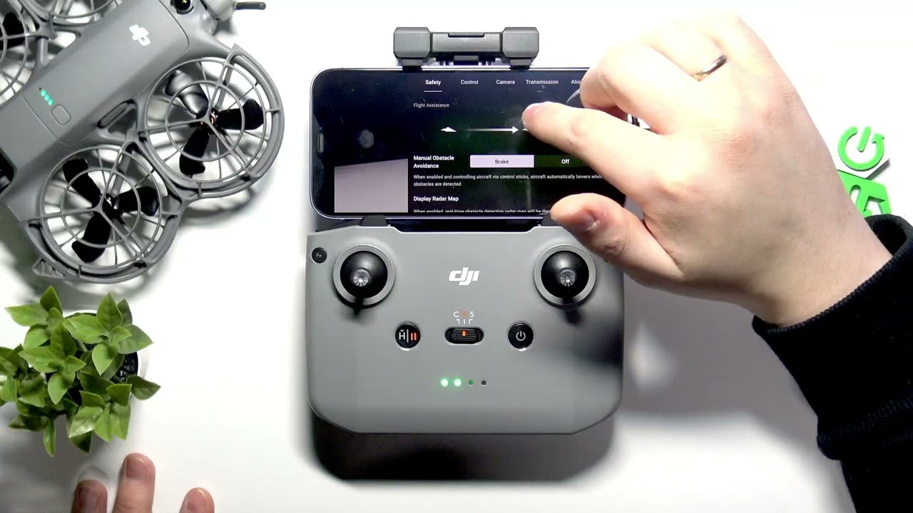 DJI Neo 2 Fly – Как включить/выключить карту радара препятствий