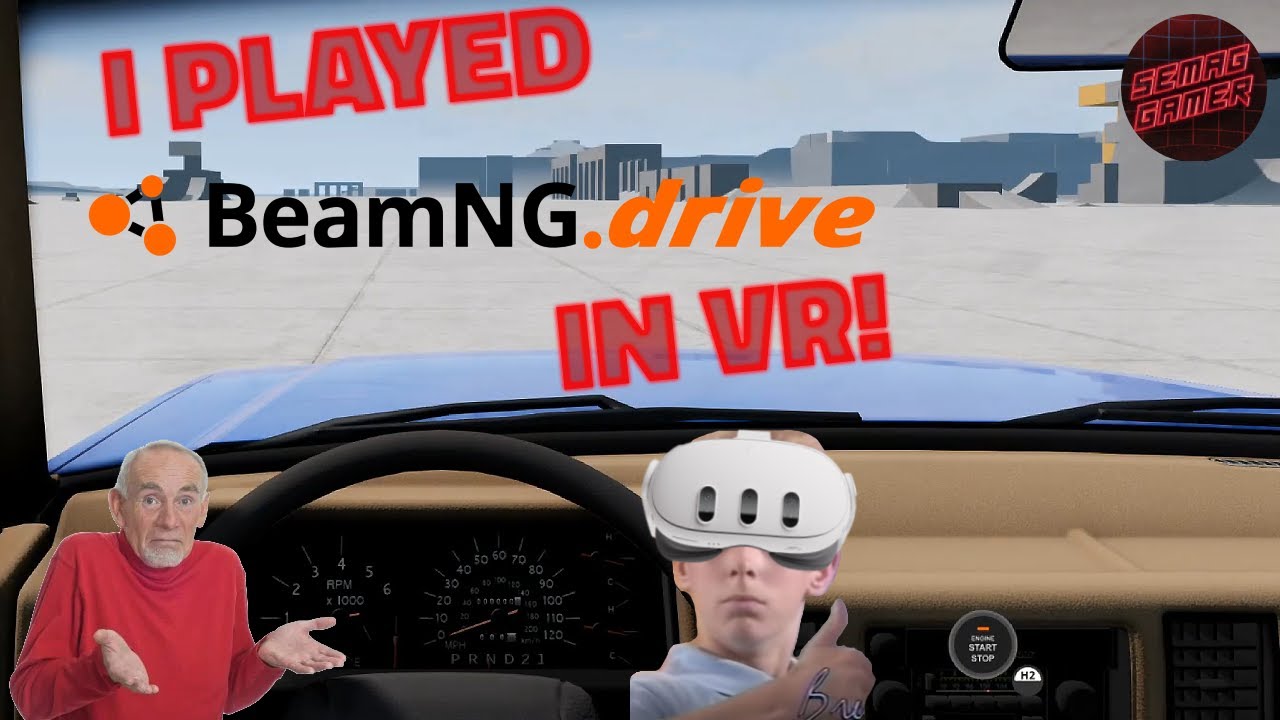 Играть в BeamNG в виртуальной реальности — это просто потрясающе | BeamNG.drive