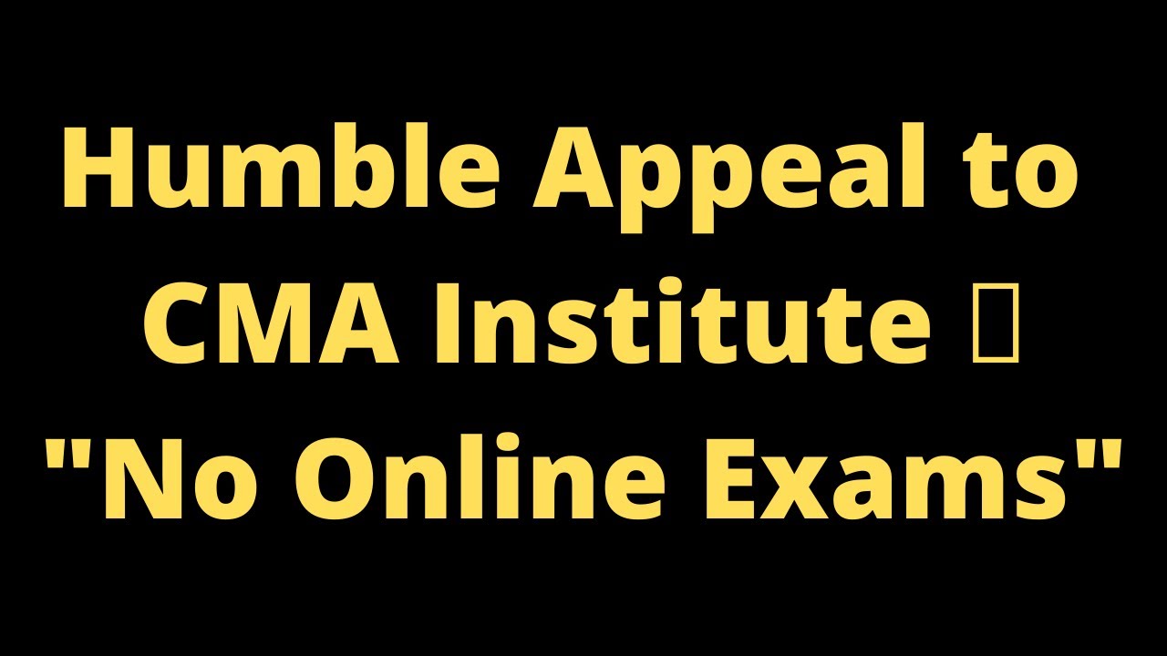 A Humble appeal to ICMAI 🙏🙏 