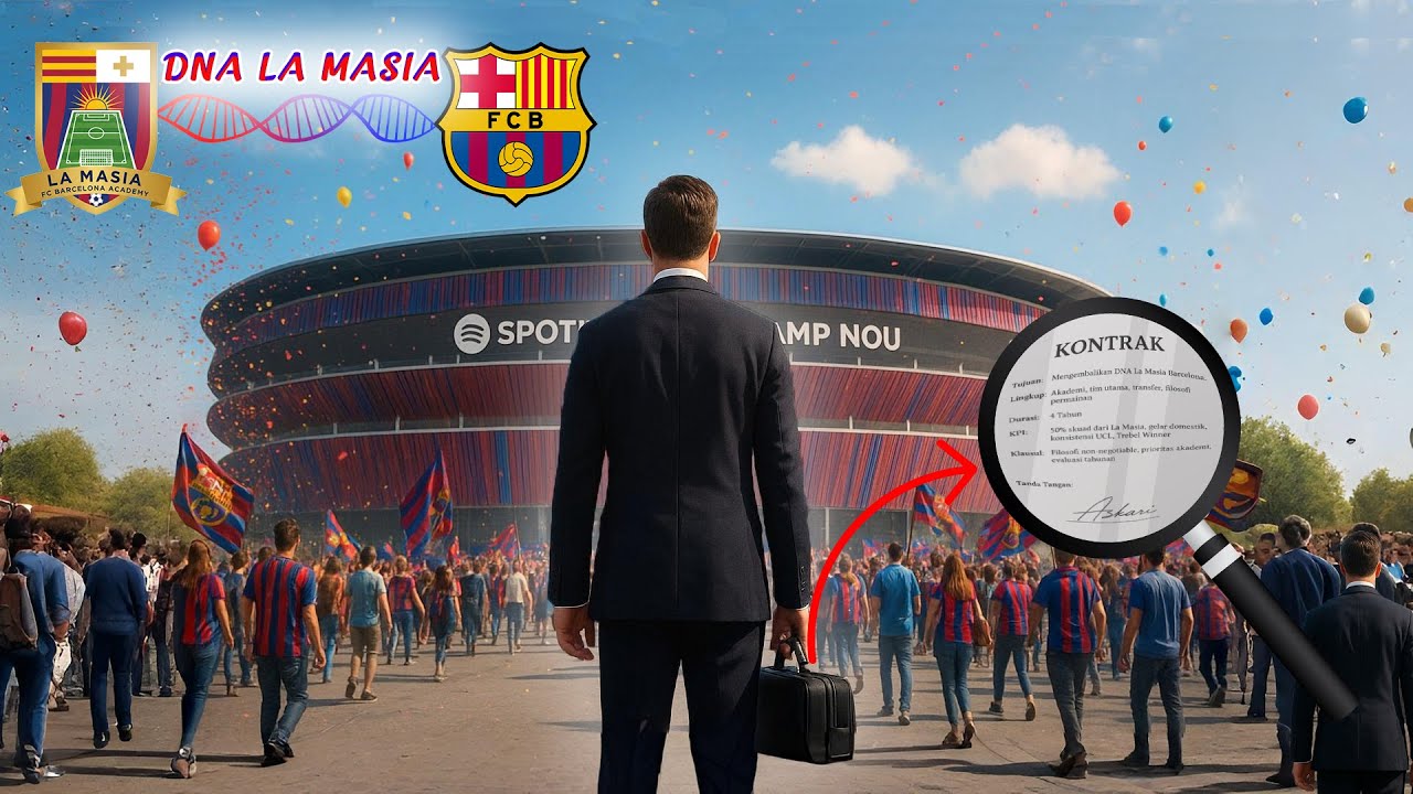 I'M TRYING TO BRING LA MASIA'S DNA BACK TO BARCELONA