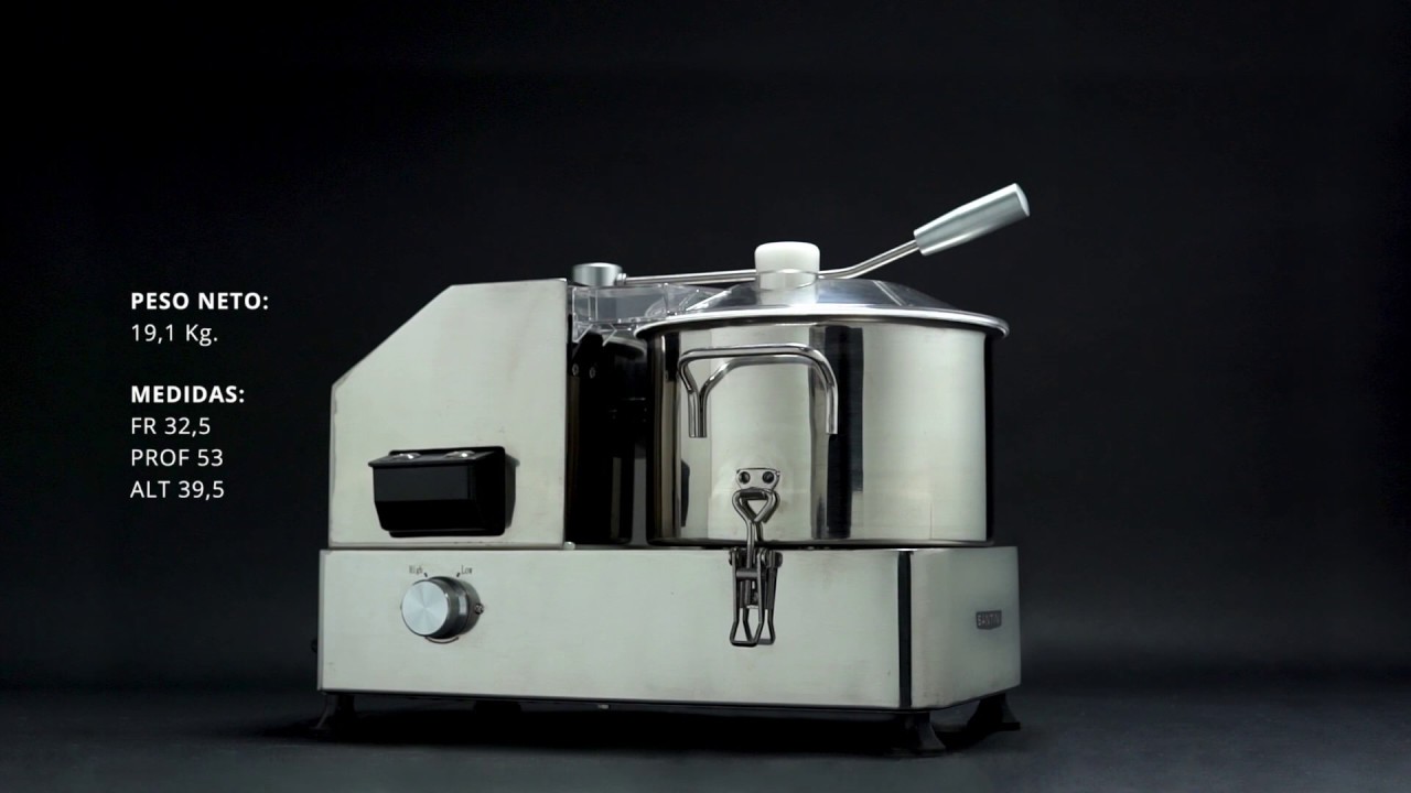 Guía de uso Cutter Procesador de Alimentos (Cód. CUT-6) | Santini Equipment