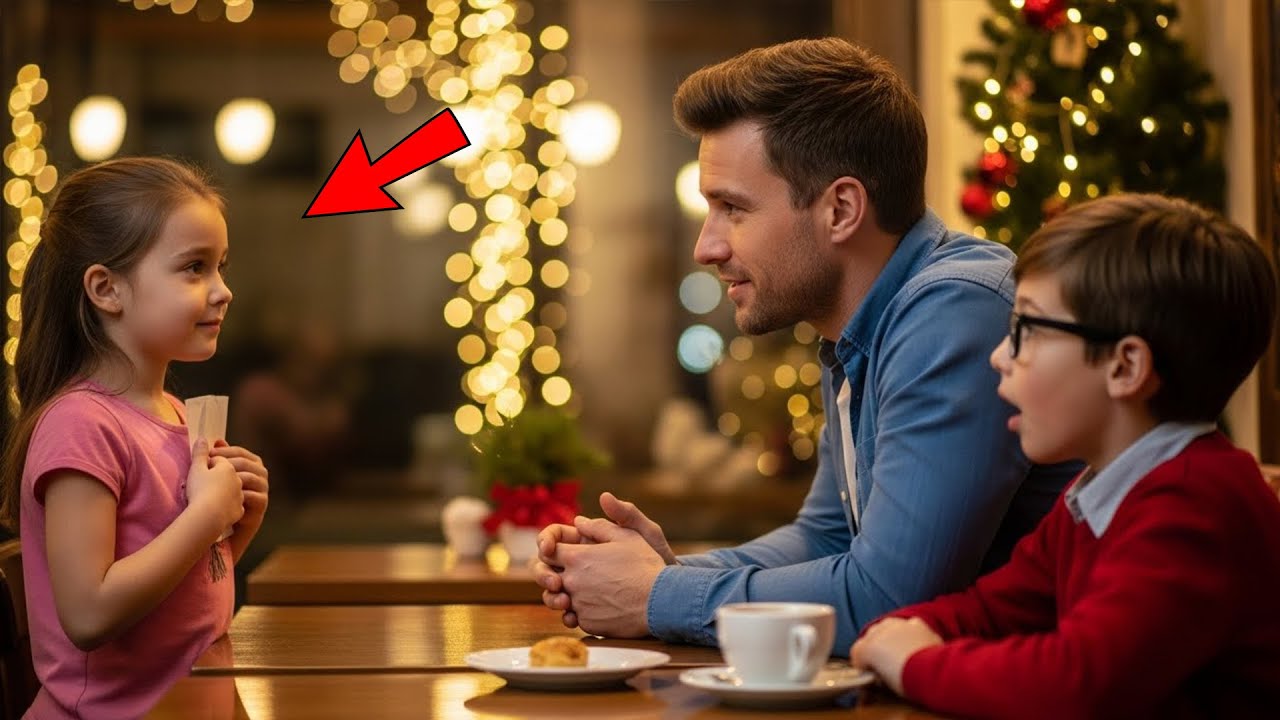 Peux-tu être mon papa pour Noël-demanda la fillette à un père célibataire, et son geste changea tout