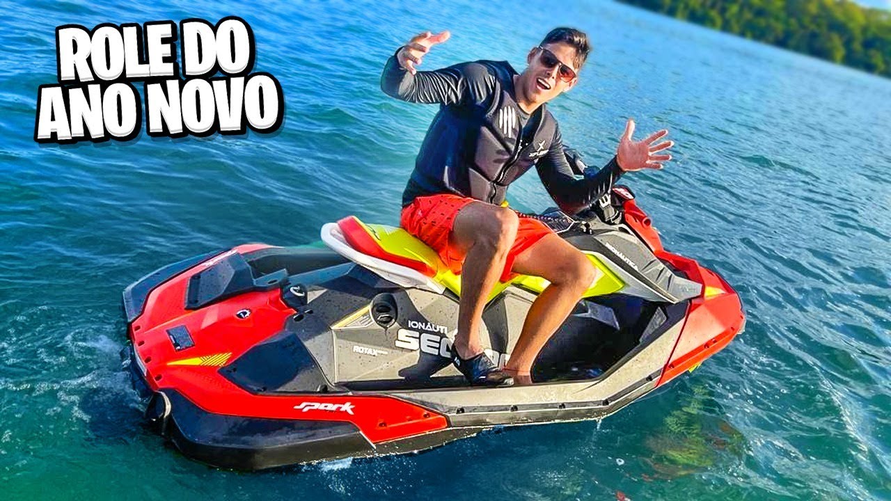 PRIMEIRO ROLE DE JET SKI DO ANO NOVO * Uhuuuuuuuuul*