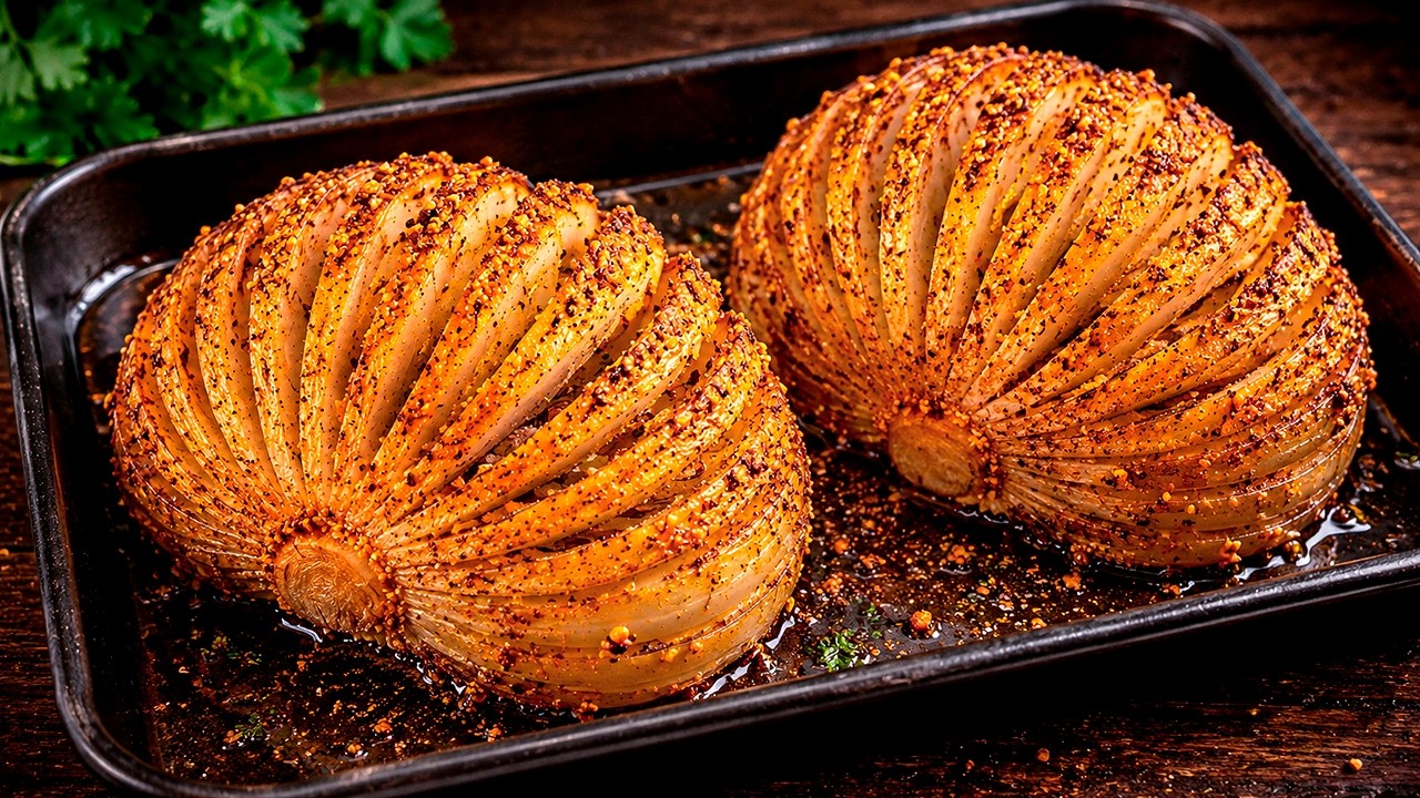 I'll never fry onions again! This onion is so delicious that I make it twice a week!