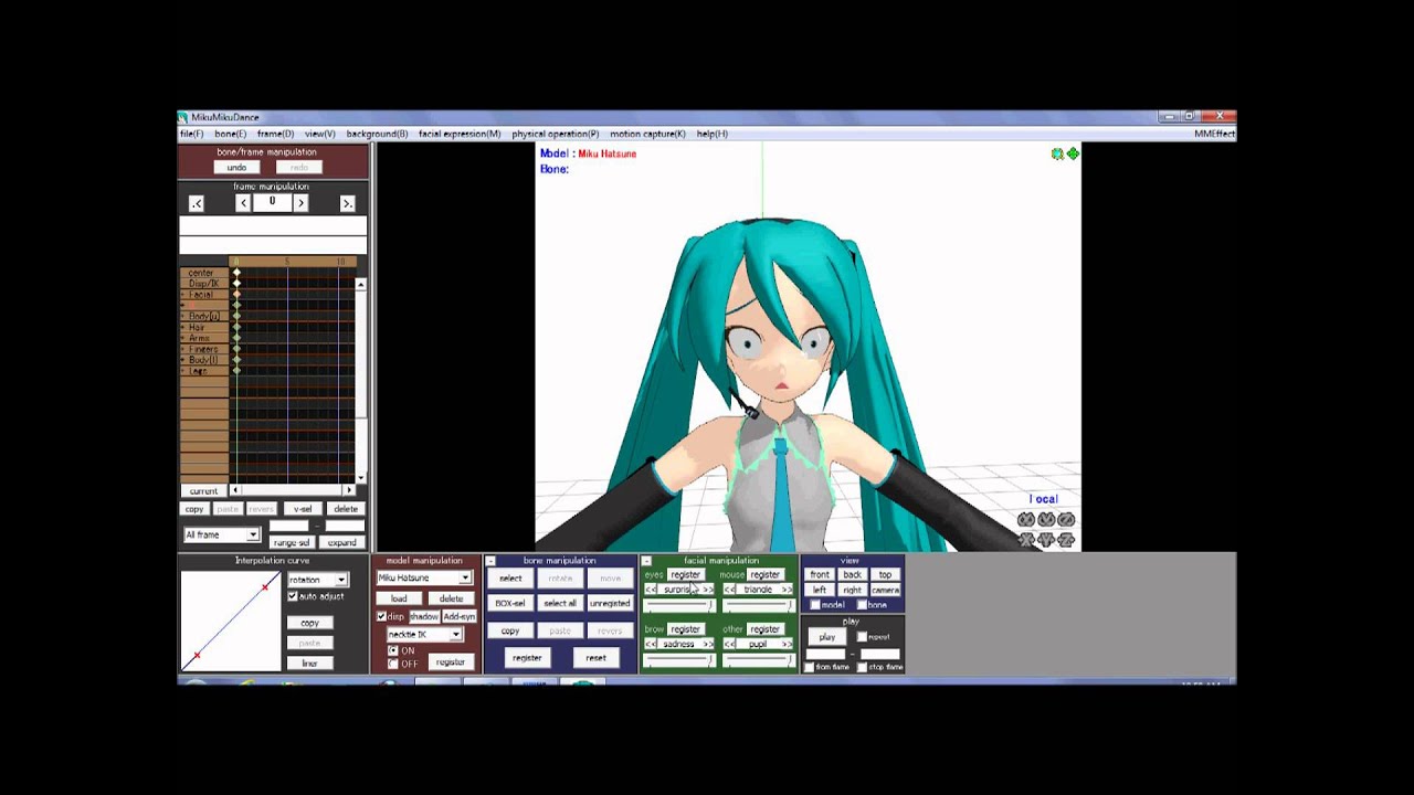 MMD Basic Tutorial: Animating and Posing