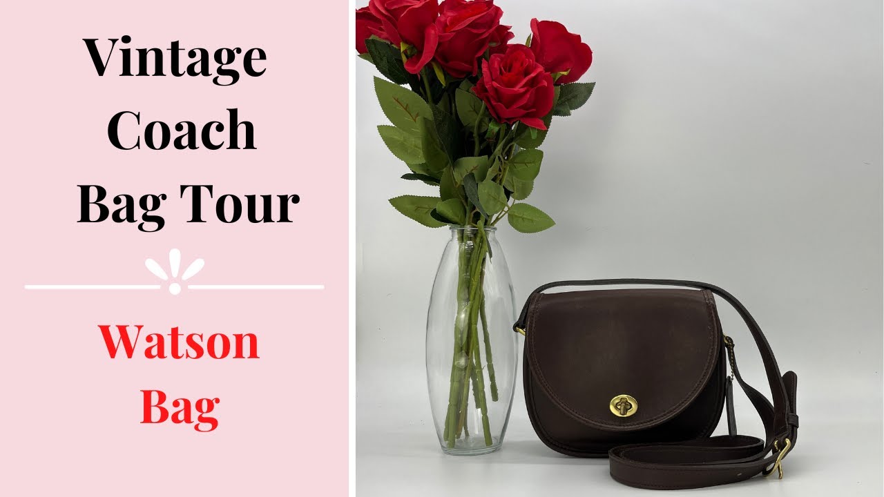 Vintage Coach Bag Tour | Watson Bag | Cristina Moda Vintage Shop
